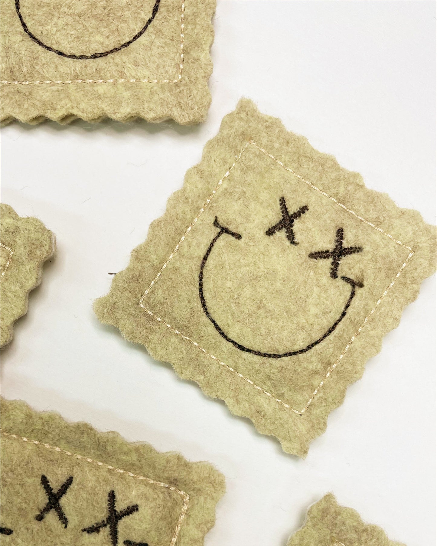 Toasted Ravioli Kitchen Magnet With Silly Faces, 3 Piece Set/St. Louis Funny Cute Food Gift