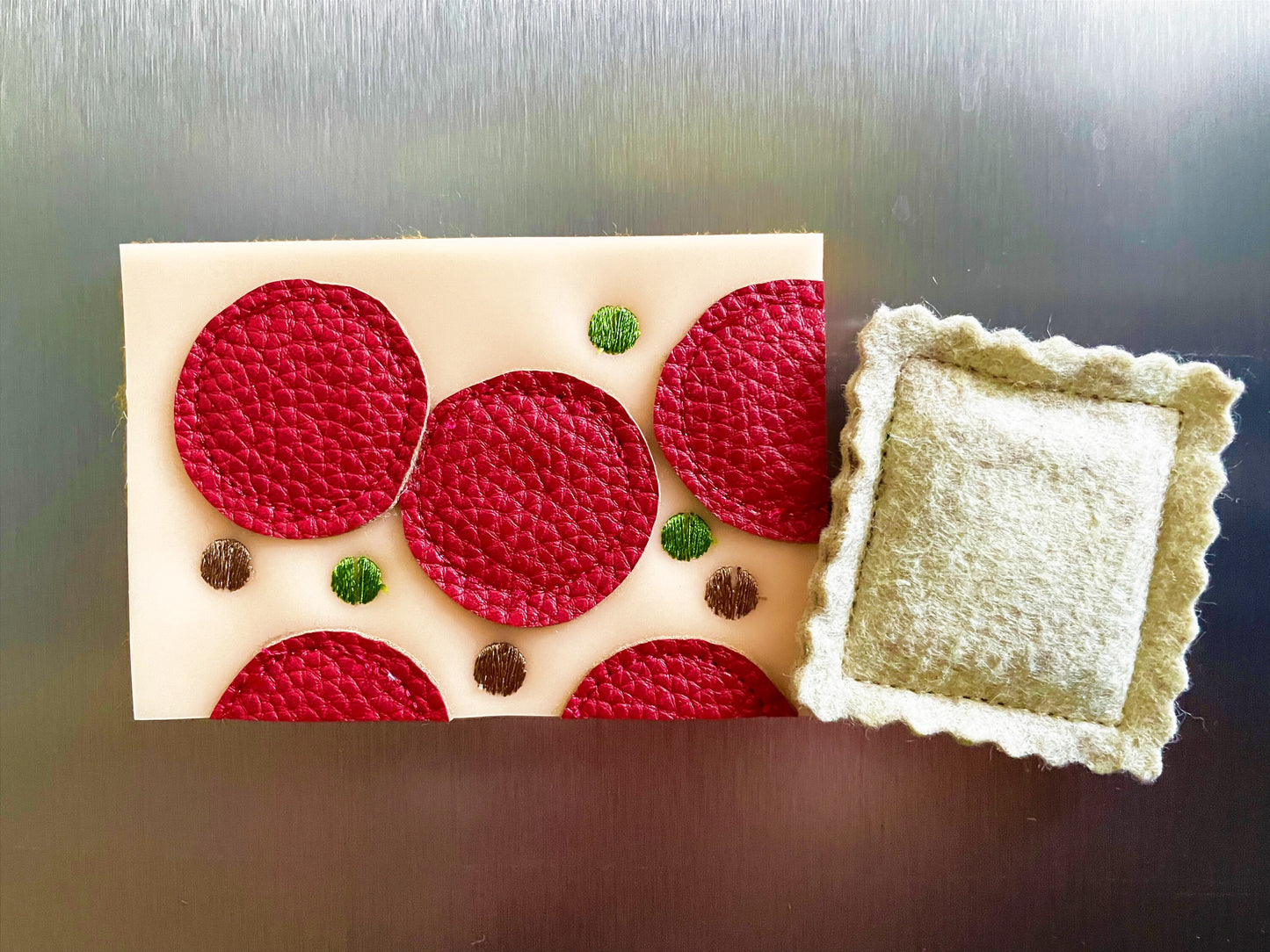Toasted Ravioli Kitchen/Refrigerator Magnet 3 Piece Set/St. Louis Italian Style Food Gift