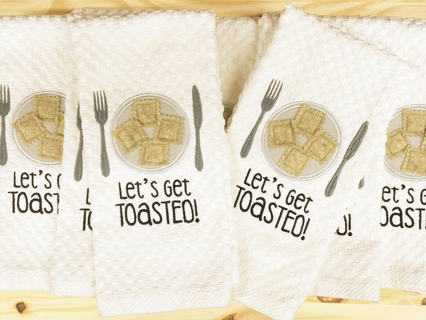 Toasted Ravioli Kitchen Towel and Christmas Ornament Gift Set, St. Louis Original!!